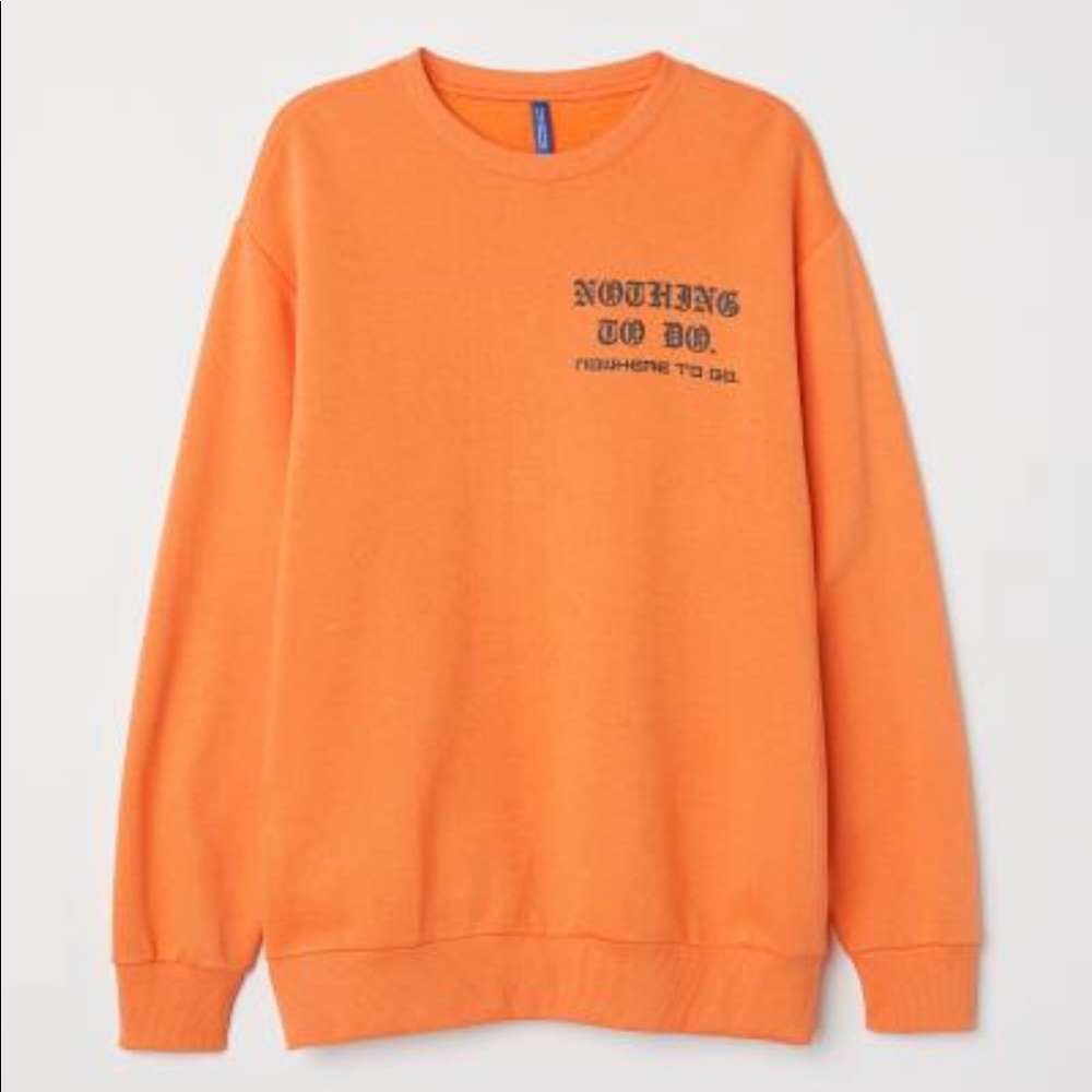Orange sweater (MAKE AN OFFER)